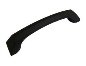 011011579 - JALADERA NEGRO MATE ARCO PUNTAS CUADRADAS 96CC