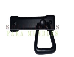 011013137 - JALADERA  NEGRO MATE FORJADO PEQ 57 CC