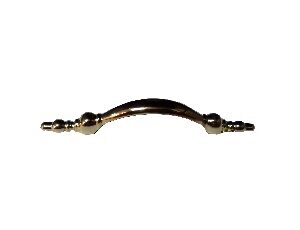011013462 - JALADERA BRONCE BRILLANTE CON CORAZONES "L" 76CC
