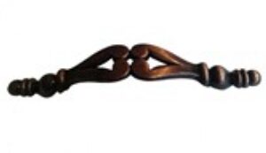 011013908 - JALADERA BRONCE ANTIGUO CORAZ?N DOBLE 128 CC