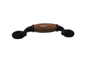 011014496 - JALADERA COBRE ACEITADO C/ INSERTO DE MADERA EN 76 CC