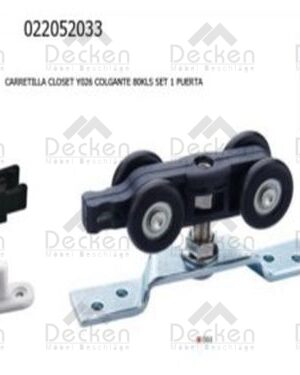 022052033 - CARRETILLA CLOSETY026 COLGANTE 80 KILOSSET I PTACON FRENO