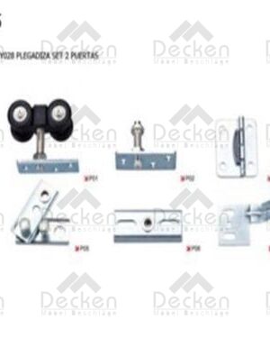 022052035 - CARRETILLA CLOSETY028 PLEGADIZA SET 2 PTAS