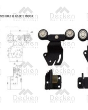 022052038 - CARRETILLA CLOSETY22 DOBLE 50 KILOSSET 1 PTA