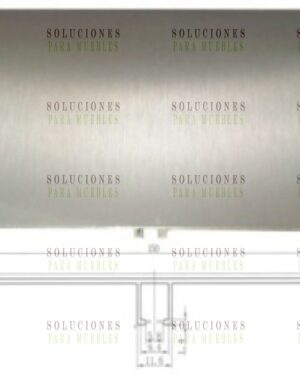 022060176 - ZOCALO ALUMINIOH 150MM X  L3800MM 