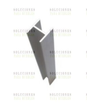 022060185 - UNION DE ZOCALORECTA H 180MMBRILLANTE ANODIZADO