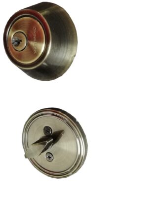 033012669 - CERROJO SEGURIDAD BRONCE ANTIGUO UN LADO