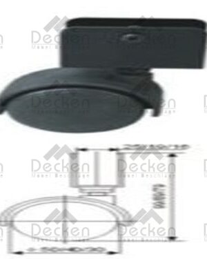 033020339 - JUEGO DE 4 RODOS  U 16MM NEGRO 50 S/FRENO