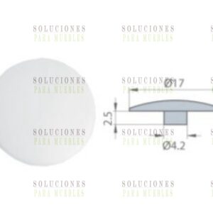 033060913 - COVER CAPBLANCO17MM P CAM 2000TITUS