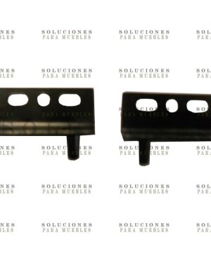 044041252 - BISAGRA DE PIVOTE (KIT) NEGRA 20X50X2mm