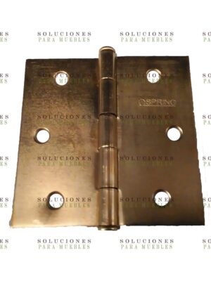 044042203 - BISAGRA DE PIN BRONCE ANTIGUO 3"X3"