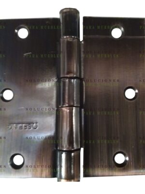 044042204 - BISAGRA DE PIN COBRE ANTIGUO 3"X3"